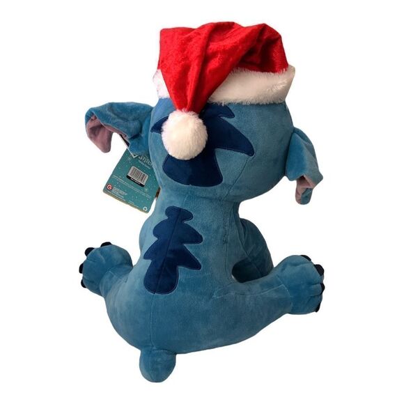 Large Christmas Stitch with Santa Hat Greeter - Picture 4 of 5